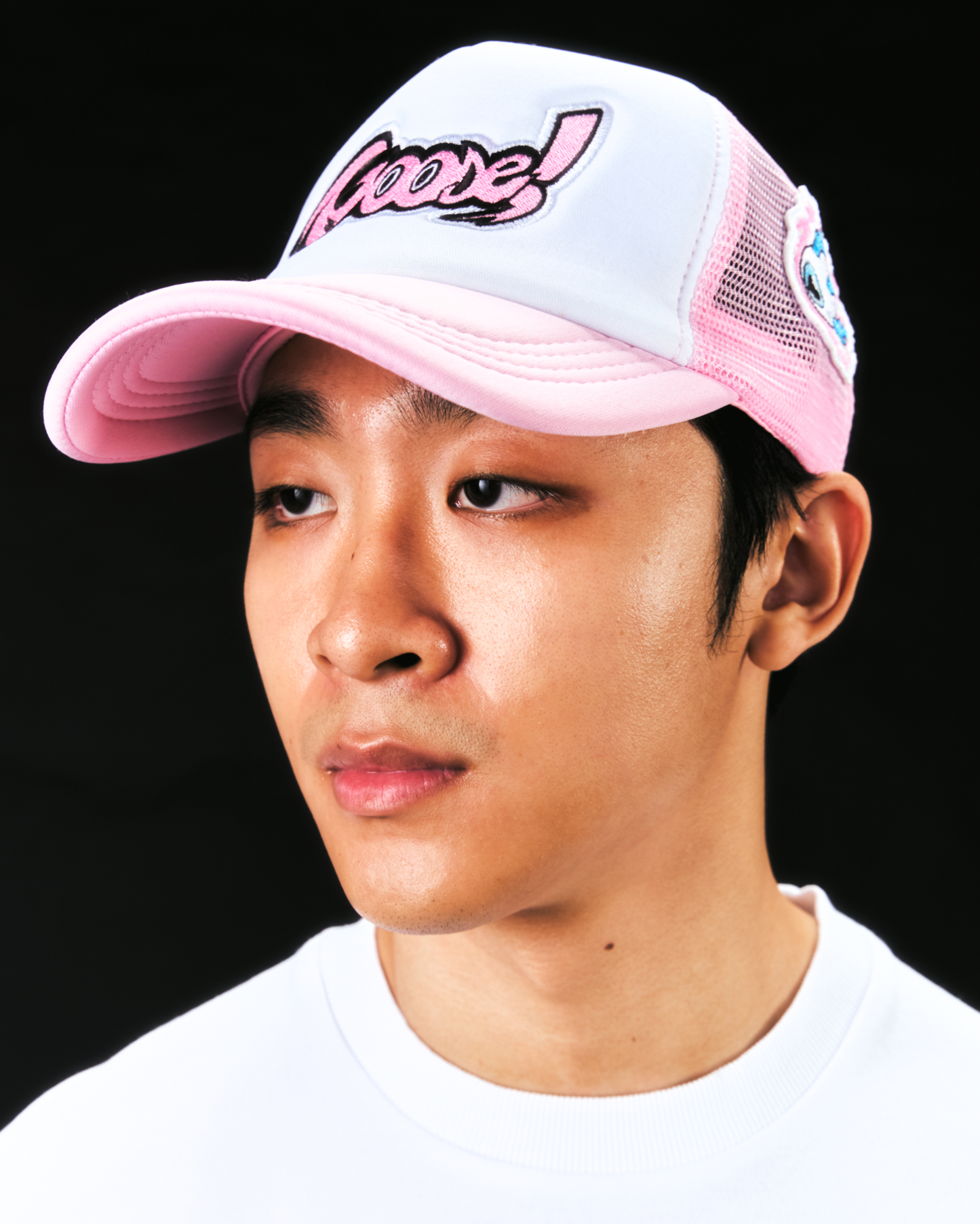 GOOSE! TRUCKER HAT (PINK)
