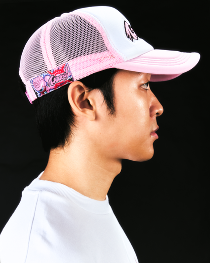 GOOSE! TRUCKER HAT (PINK)