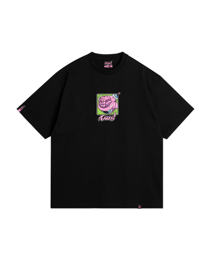 GOOSE! GREEN BG TEE (BLACK)