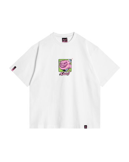 GOOSE! GREEN BG TEE (WHITE)