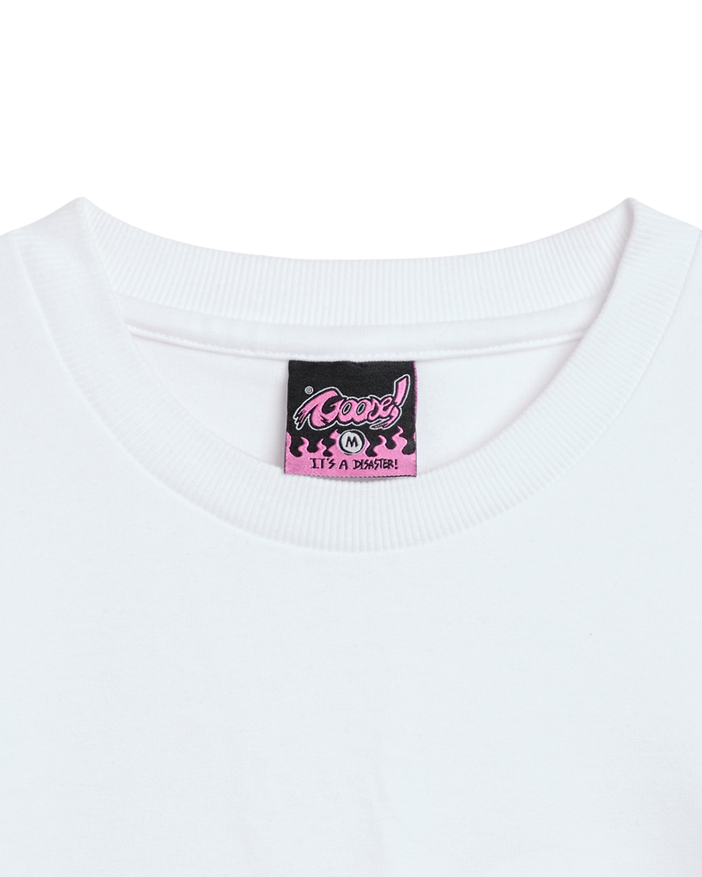 GOOSE! GREEN BG TEE (WHITE)